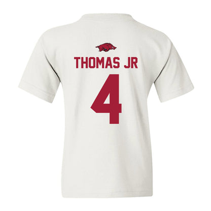 Arkansas - NCAA Baseball : Justin Thomas jr - Replica Shersey Youth T-Shirt-1
