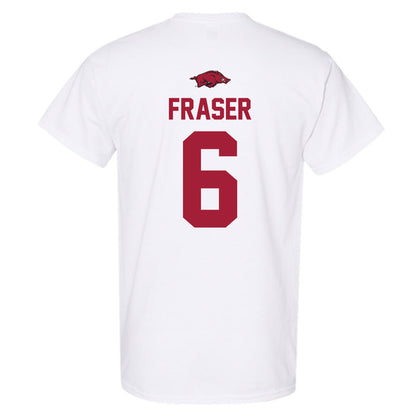 Arkansas - NCAA Baseball : Gabe Fraser - Replica Shersey T-Shirt-1