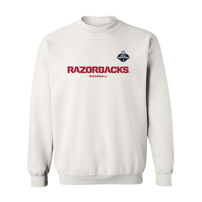 Arkansas - NCAA Baseball : Jackson Farrell - Replica Shersey Crewneck Sweatshirt-0