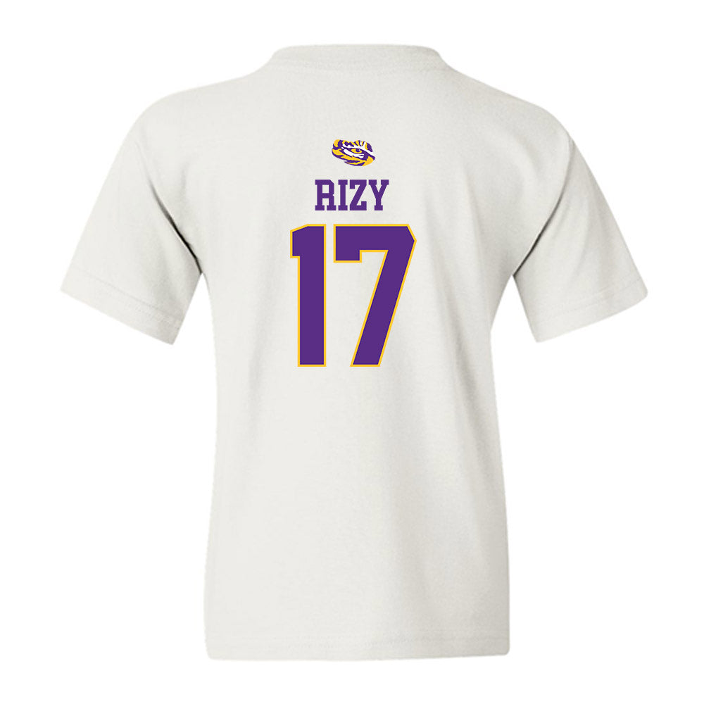LSU - NCAA Baseball : Mavrick Rizy - NCAA® Replica Shersey Youth T-Shirt-1