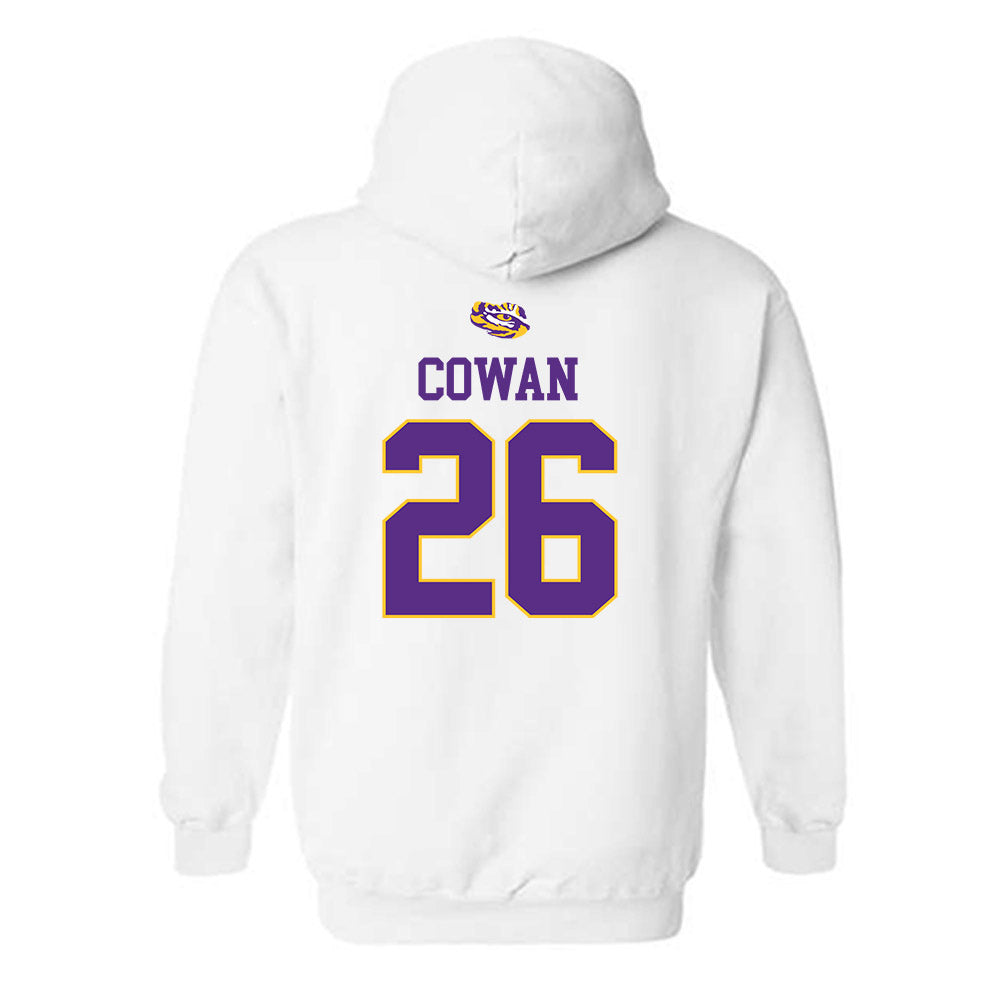 LSU - NCAA Baseball : Zac Cowan - NCAA® Replica Shersey Hooded Sweatshirt-1