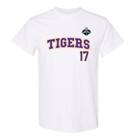 LSU - NCAA Baseball : Mavrick Rizy - NCAA® Replica Shersey T-Shirt-0