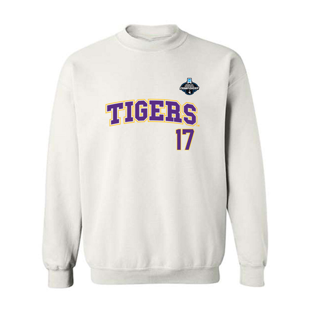 LSU - NCAA Baseball : Mavrick Rizy - NCAA® Replica Shersey Crewneck Sweatshirt-0