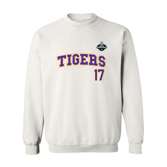 LSU - NCAA Baseball : Mavrick Rizy - NCAA® Replica Shersey Crewneck Sweatshirt-0