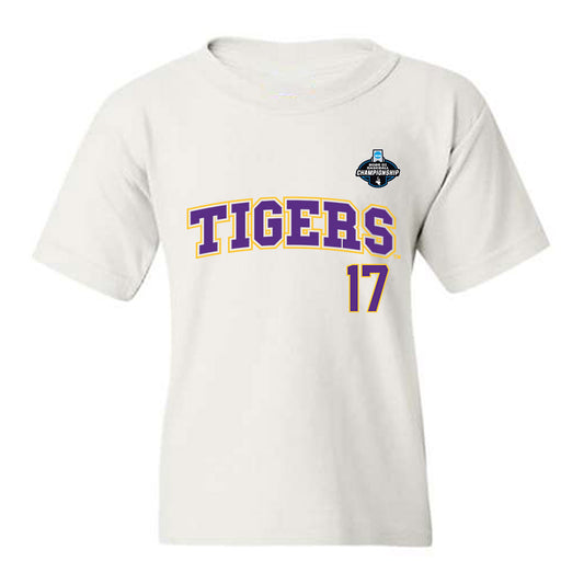 LSU - NCAA Baseball : Mavrick Rizy - NCAA® Replica Shersey Youth T-Shirt-0