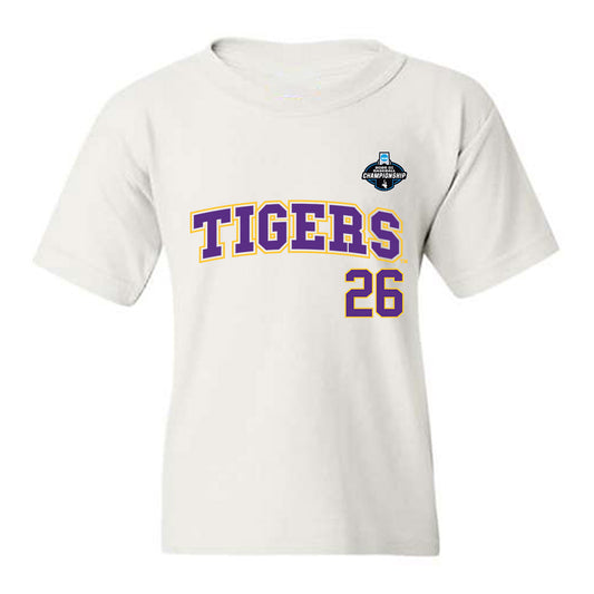 LSU - NCAA Baseball : Zac Cowan - NCAA® Replica Shersey Youth T-Shirt-0