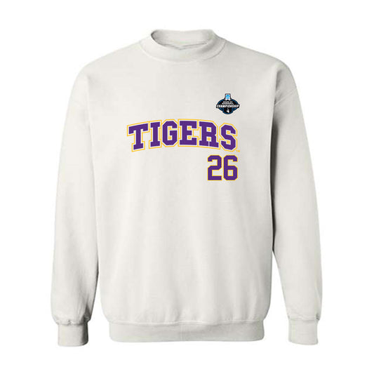 LSU - NCAA Baseball : Zac Cowan - NCAA® Replica Shersey Crewneck Sweatshirt-0