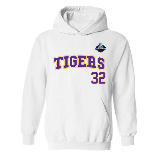 LSU - NCAA Baseball : Kade Anderson - NCAA® Replica Shersey Hooded Sweatshirt-0