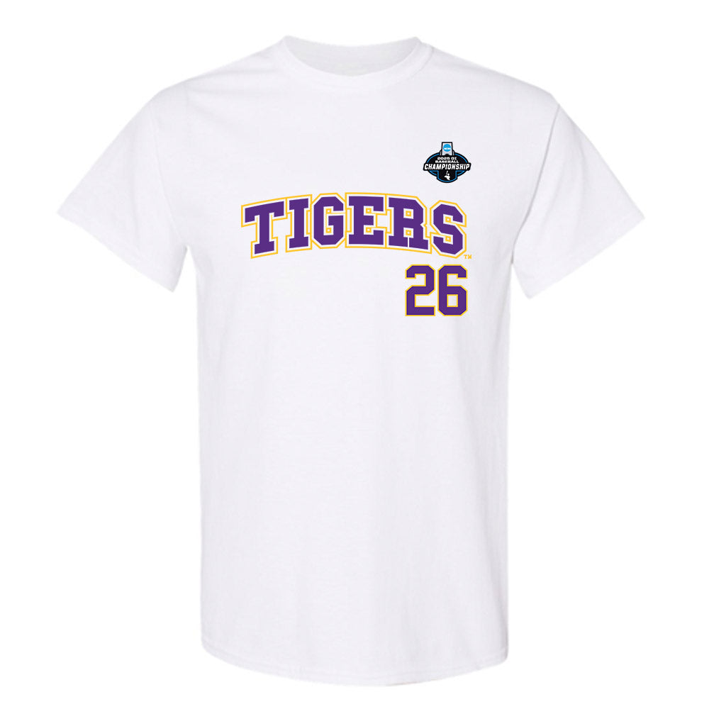 LSU - NCAA Baseball : Zac Cowan - NCAA® Replica Shersey T-Shirt-0