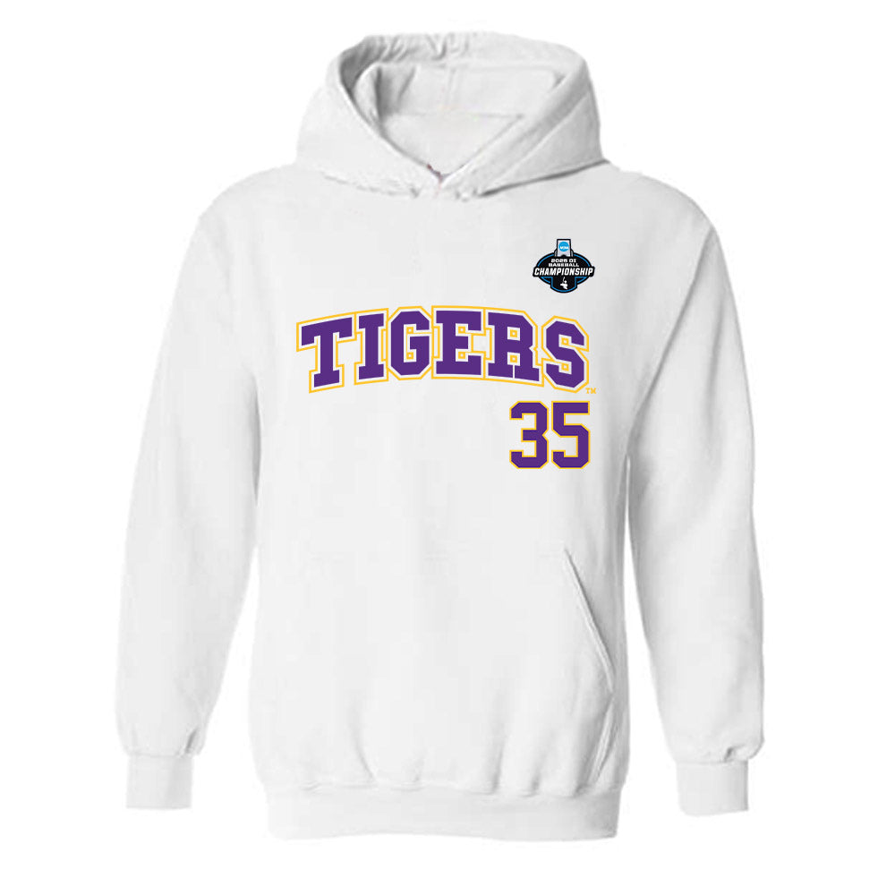 LSU - NCAA Baseball : Jacob Mayers - NCAA® Replica Shersey Hooded Sweatshirt-0