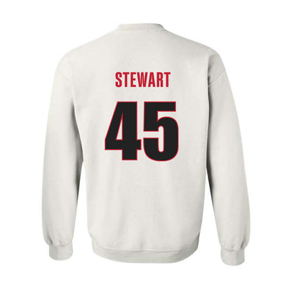 Georgia - NCAA Baseball : Bradley Stewart - NCAA® Replica Shersey Crewneck Sweatshirt-1