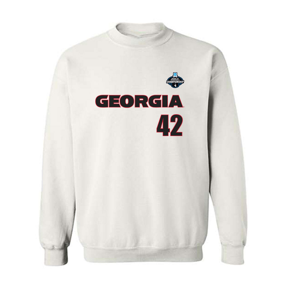 Georgia - NCAA Baseball : Alton Davis II - NCAA® Replica Shersey Crewneck Sweatshirt-0