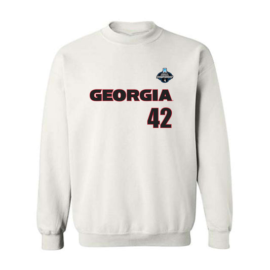 Georgia - NCAA Baseball : Alton Davis II - NCAA® Replica Shersey Crewneck Sweatshirt-0