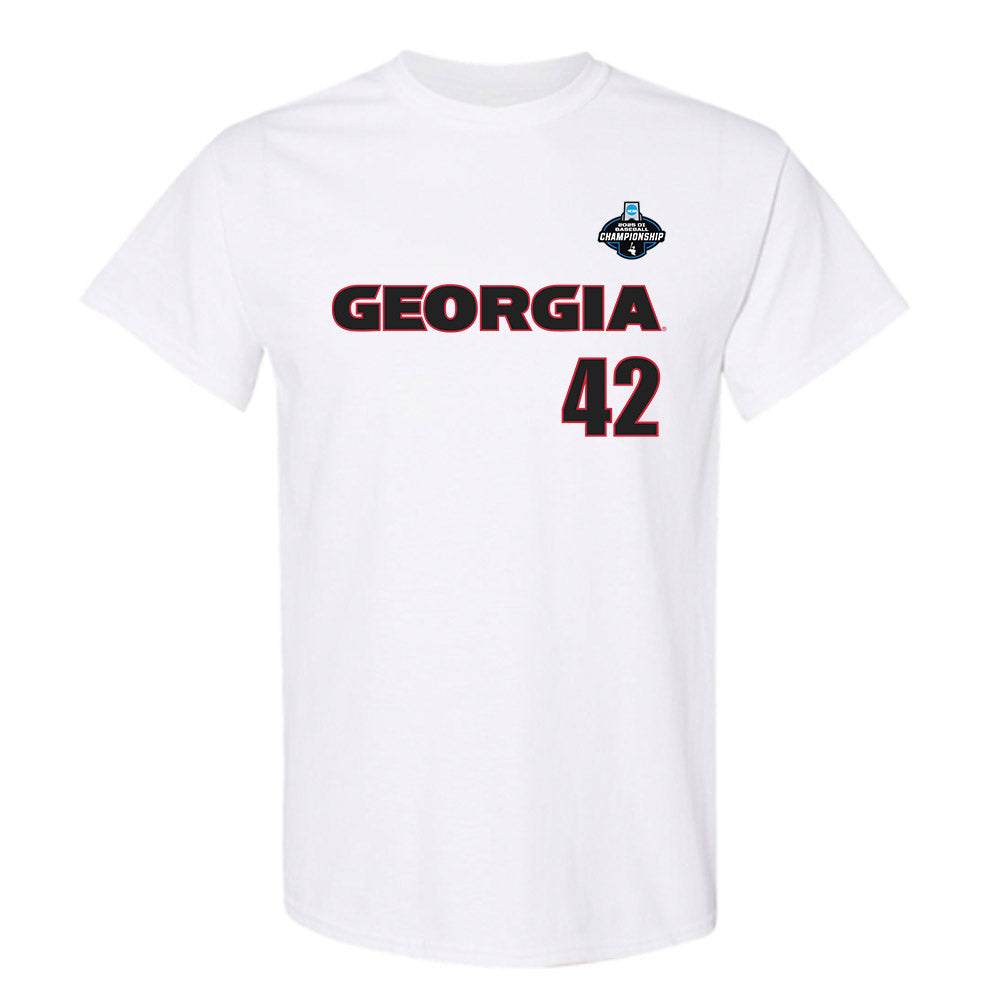 Georgia - NCAA Baseball : Alton Davis II - NCAA® Replica Shersey T-Shirt-0