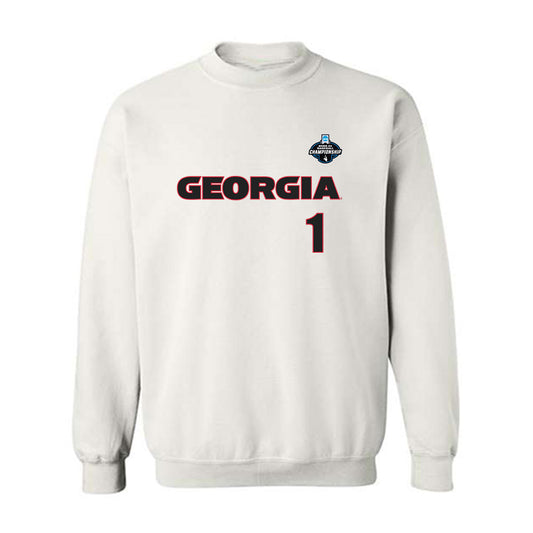 Georgia - NCAA Baseball : Tre Phelps - NCAA® Replica Shersey Crewneck Sweatshirt-0