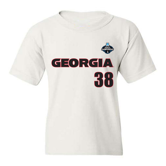 Georgia - NCAA Baseball : DJ Radtke - NCAA® Replica Shersey Youth T-Shirt-0
