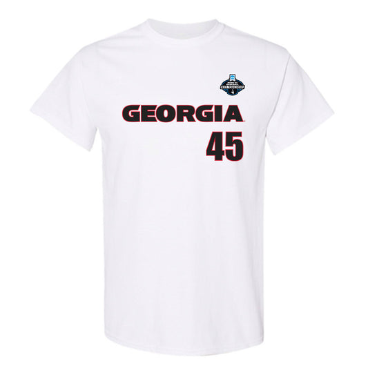 Georgia - NCAA Baseball : Bradley Stewart - NCAA® Replica Shersey T-Shirt-0