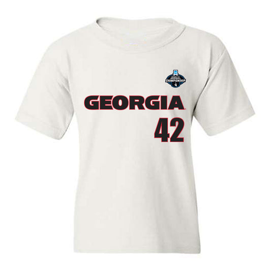Georgia - NCAA Baseball : Alton Davis II - NCAA® Replica Shersey Youth T-Shirt-0