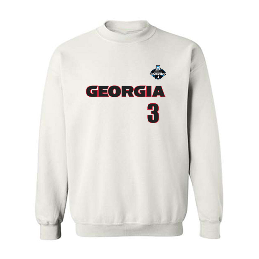 Georgia - NCAA Baseball : Zach Harris - NCAA® Replica Shersey Crewneck Sweatshirt-0