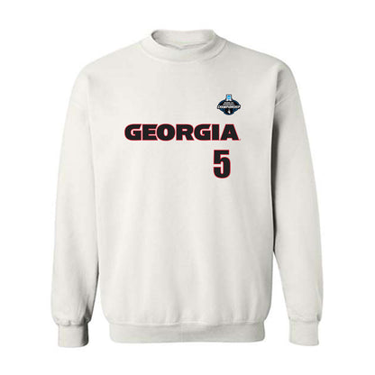 Georgia - NCAA Baseball : Justin Byrd - NCAA® Replica Shersey Crewneck Sweatshirt-0