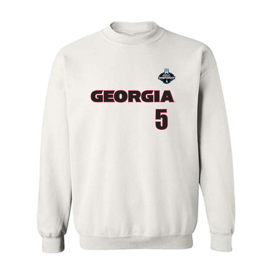 Georgia - NCAA Baseball : Justin Byrd - NCAA® Replica Shersey Crewneck Sweatshirt-0