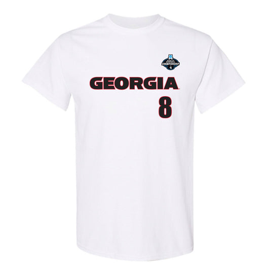 Georgia - NCAA Baseball : Rylan Lujo - NCAA® Replica Shersey T-Shirt-0
