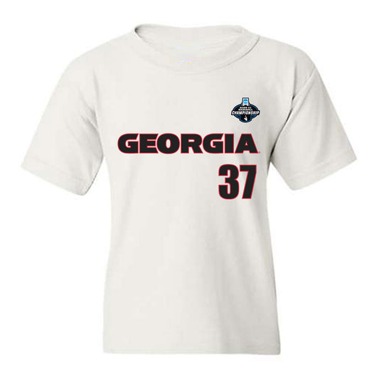 Georgia - NCAA Baseball : Zachary Brown - NCAA® Replica Shersey Youth T-Shirt-0