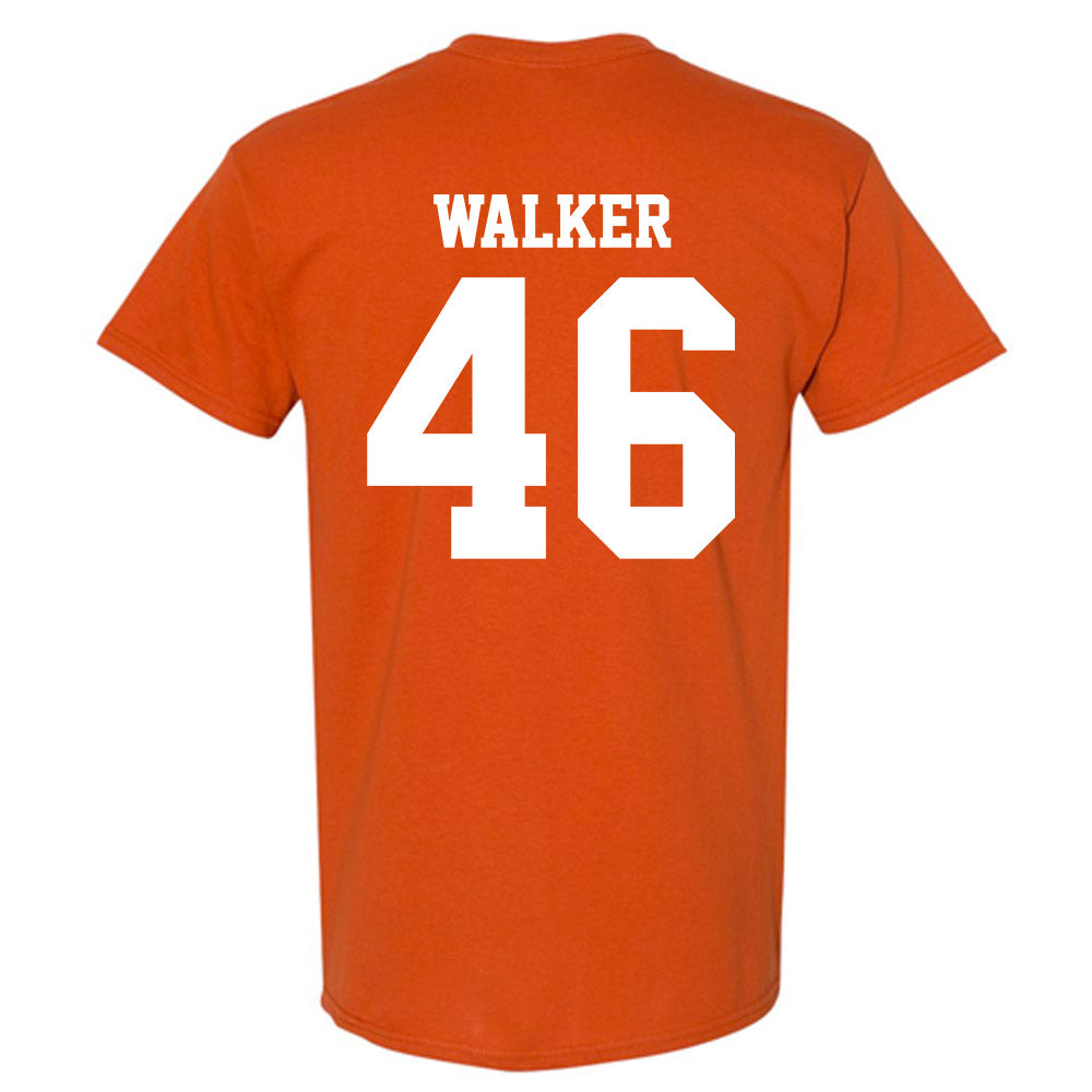Texas - NCAA Baseball : Ethan Walker - Replica Shersey T-Shirt-1