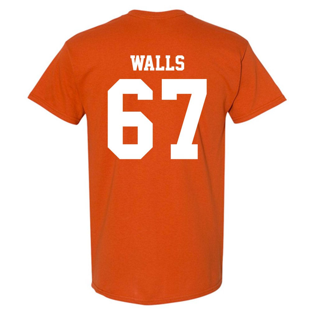 Texas - NCAA Baseball : Brody Walls - NCAA® Replica Shersey T-Shirt-1