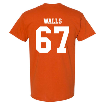 Texas - NCAA Baseball : Brody Walls - NCAA® Replica Shersey T-Shirt-1