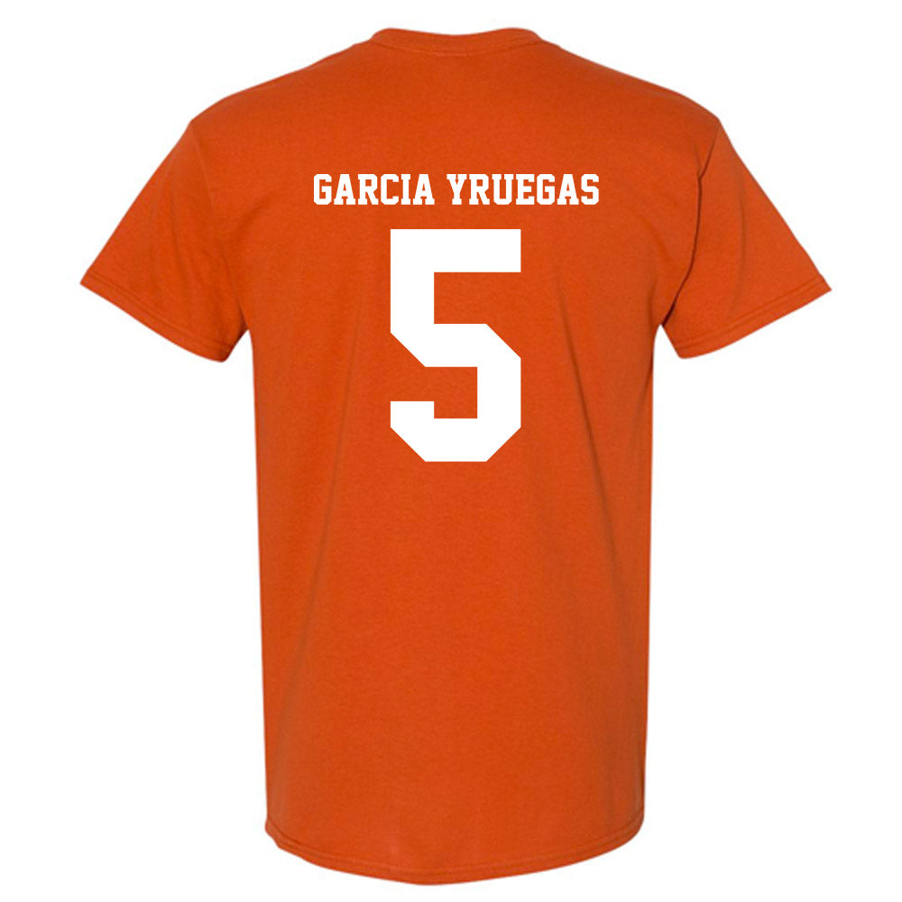 Texas - NCAA Baseball : Felix Garcia Yruegas - NCAA® Replica Shersey T-Shirt-1