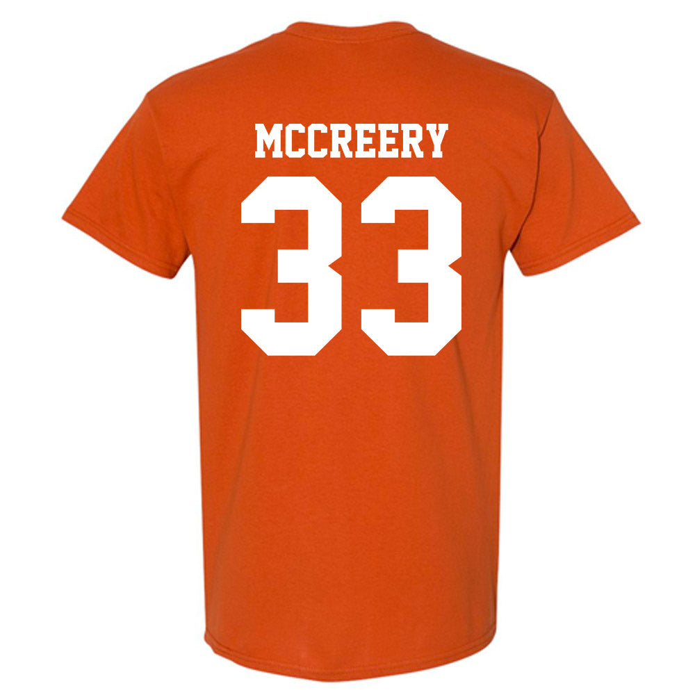 Texas - NCAA Baseball : Connor McCreery - Replica Shersey T-Shirt-1