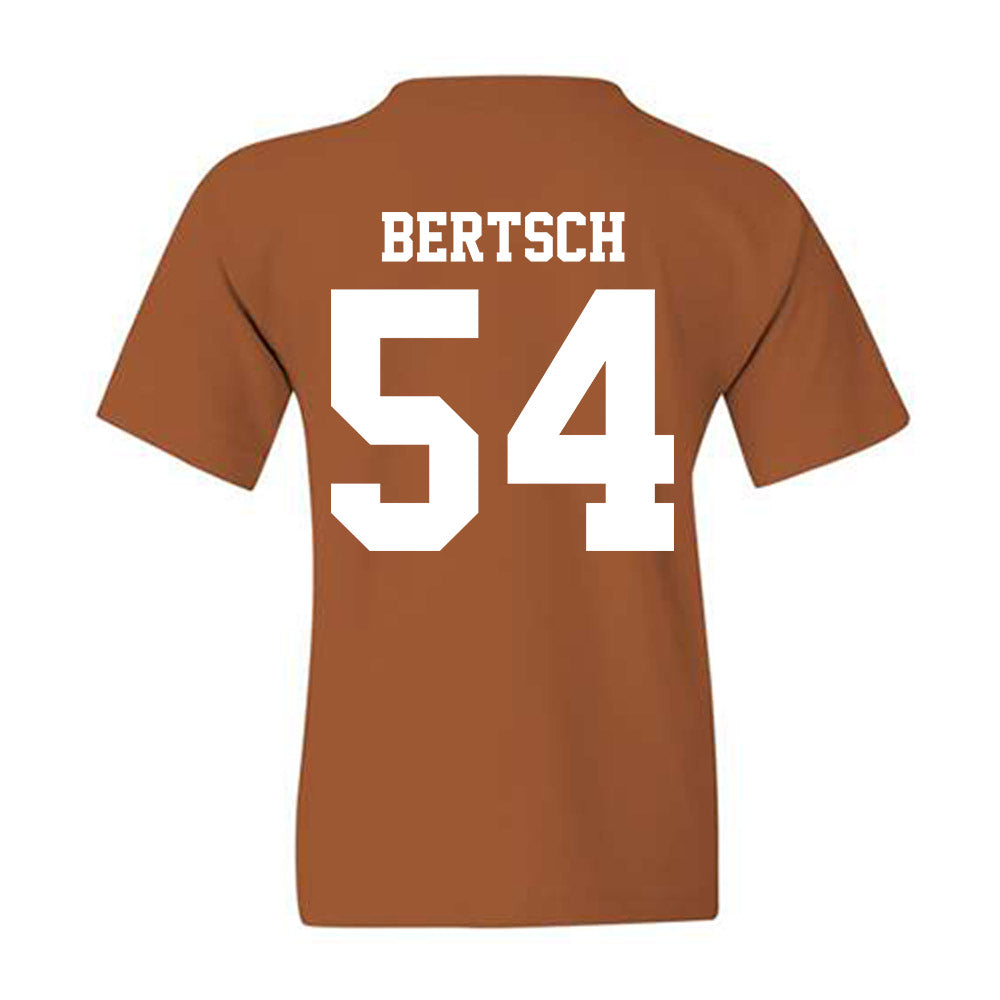 Texas - NCAA Baseball : Brandon Bertsch - Replica Shersey Youth T-Shirt-1