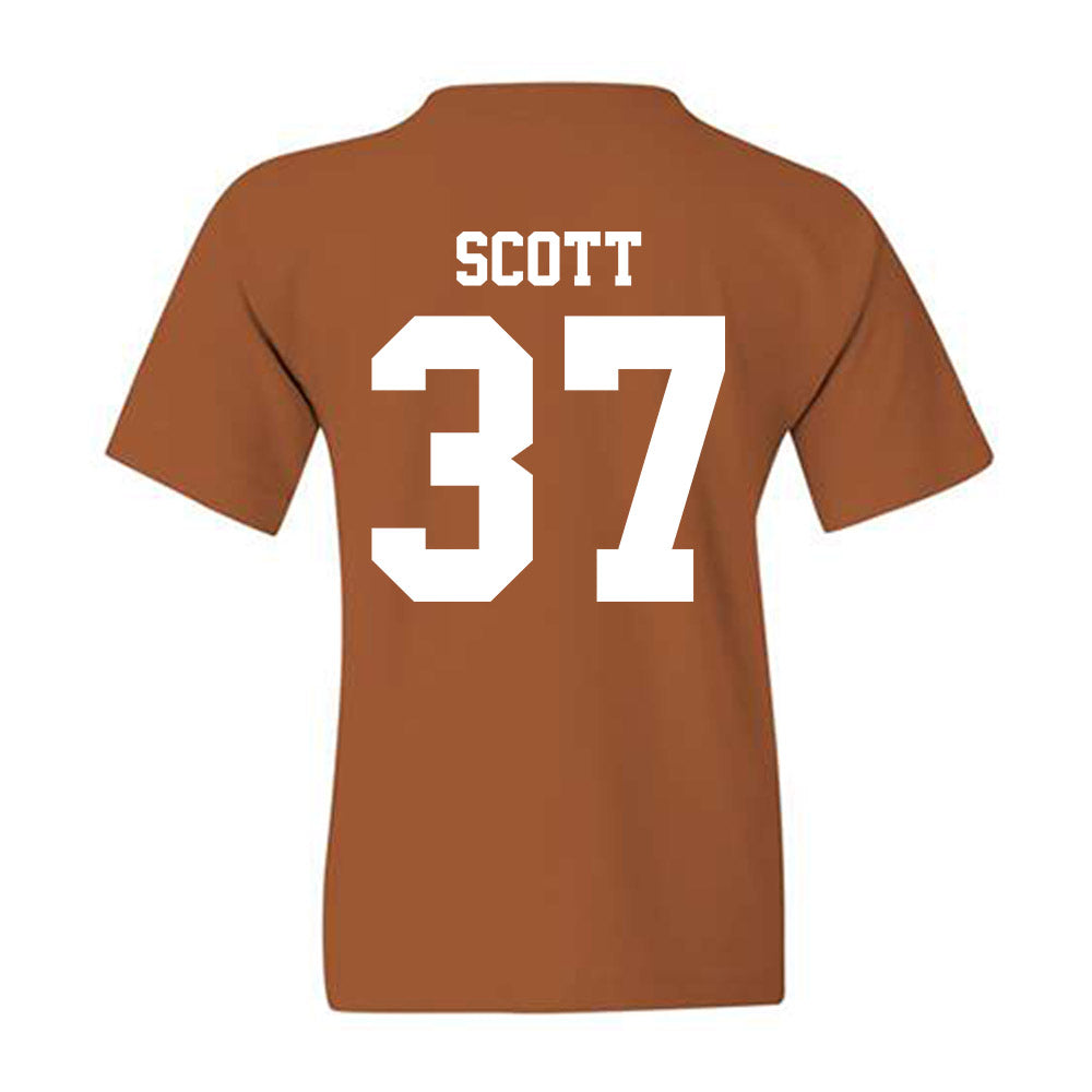 Texas - NCAA Baseball : Matt Scott - Replica Shersey Youth T-Shirt-1