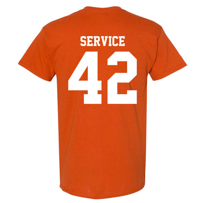 Texas - NCAA Baseball : Oliver Service - Replica Shersey T-Shirt-1