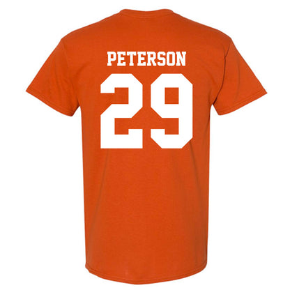 Texas - NCAA Baseball : Blake Peterson - Replica Shersey T-Shirt-1