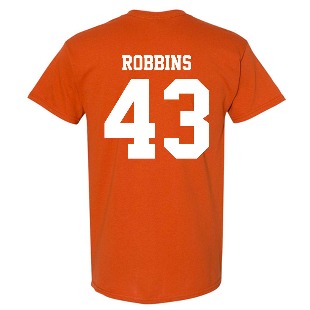 Texas - NCAA Baseball : Aiden Robbins - NCAA® Replica Shersey T-Shirt-1