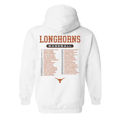 Texas - NCAA Baseball : - Roster Hooded Sweatshirt-1