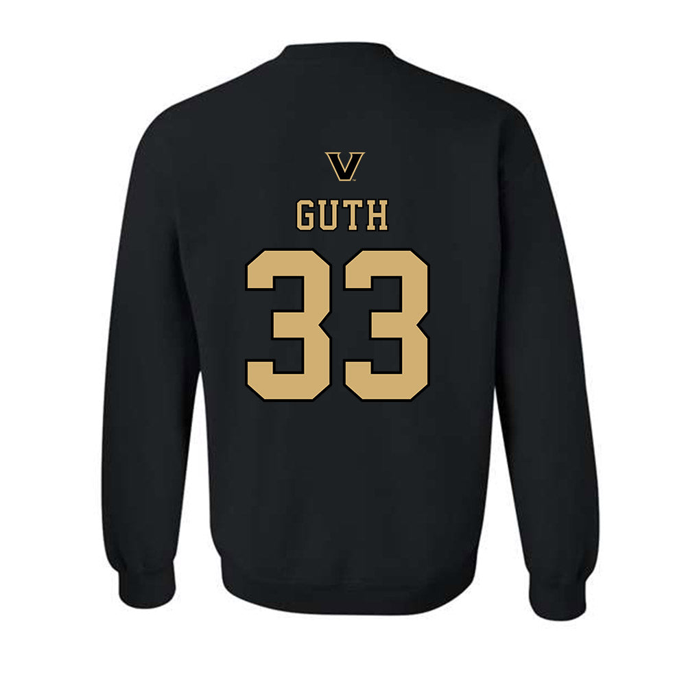 Vanderbilt - NCAA Baseball : Luke Guth - VandyBoys NCAA® Shersey Crewneck Sweatshirt-1