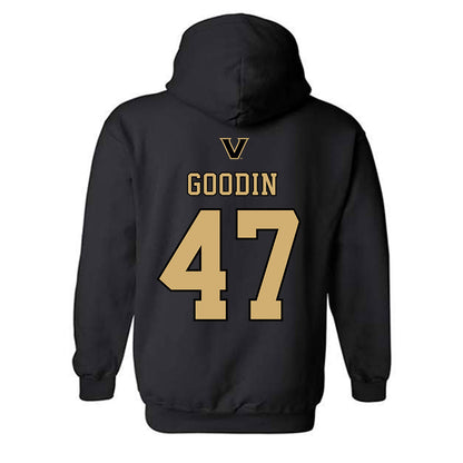 Vanderbilt - NCAA Baseball : Tommy Goodin - VandyBoys NCAA® Shersey Hooded Sweatshirt-1