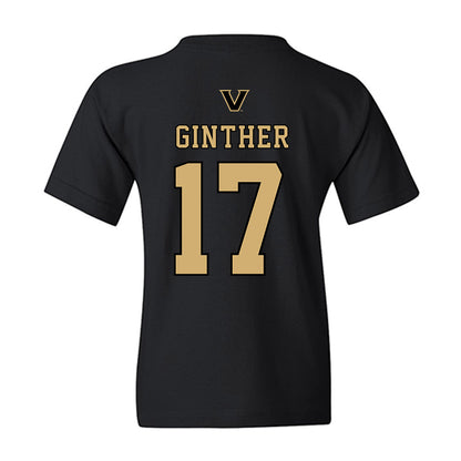Vanderbilt - NCAA Baseball : Ryan Ginther - VandyBoys NCAA® Shersey Youth T-Shirt-1