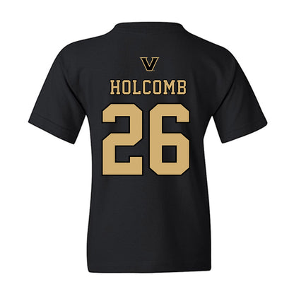 Vanderbilt - NCAA Baseball : Braden Holcomb - VandyBoys NCAA® Shersey Youth T-Shirt-1