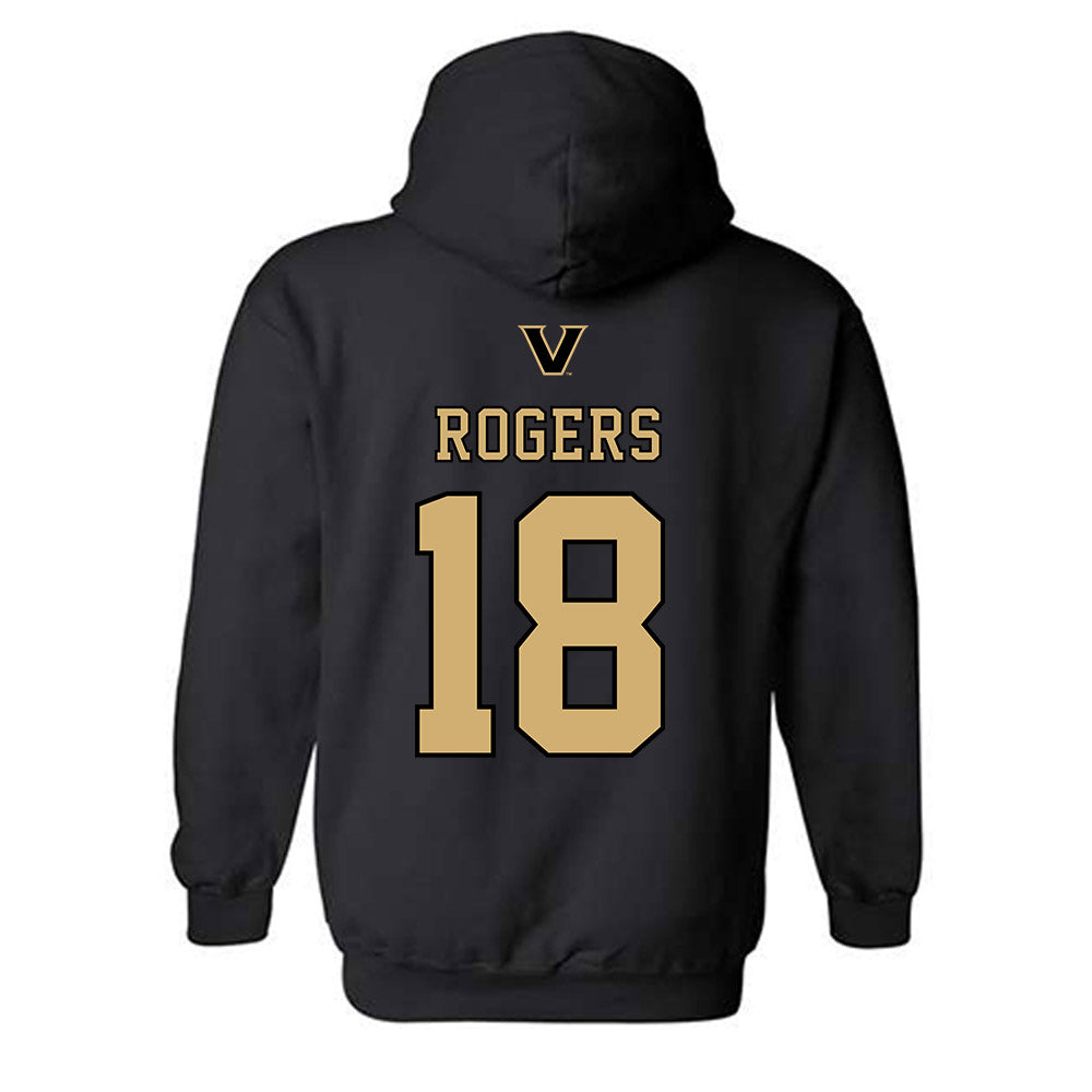 Vanderbilt - NCAA Baseball : John Rogers - VandyBoys NCAA® Shersey Hooded Sweatshirt-1