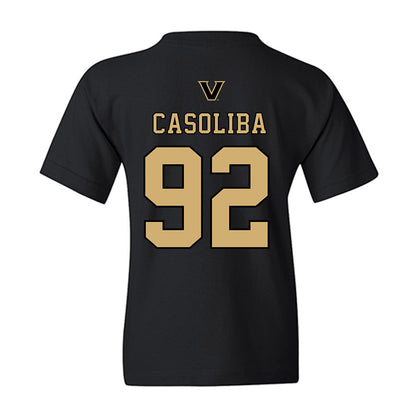 Vanderbilt - NCAA Baseball : Adria Casoliba - VandyBoys NCAA® Shersey Youth T-Shirt-1