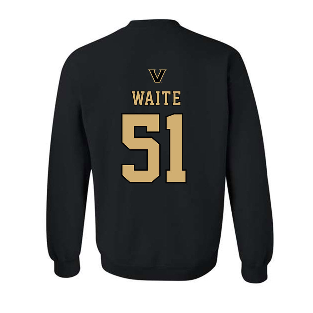 Vanderbilt - NCAA Baseball : Ryker Waite - VandyBoys NCAA® Shersey Crewneck Sweatshirt-1