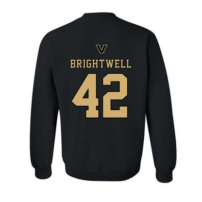 Vanderbilt - NCAA Baseball : Collin Brightwell - VandyBoys NCAA® Shersey Crewneck Sweatshirt-1