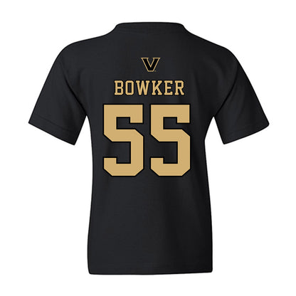 Vanderbilt - NCAA Baseball : Cody Bowker - VandyBoys NCAA® Shersey Youth T-Shirt-1
