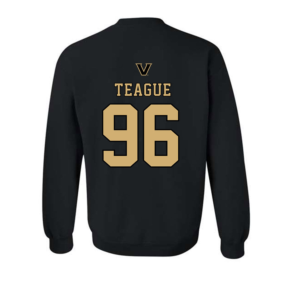 Vanderbilt - NCAA Baseball : Nathan Teague - VandyBoys NCAA® Shersey Crewneck Sweatshirt-1