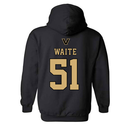 Vanderbilt - NCAA Baseball : Ryker Waite - VandyBoys NCAA® Shersey Hooded Sweatshirt-1