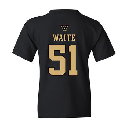 Vanderbilt - NCAA Baseball : Ryker Waite - VandyBoys NCAA® Shersey Youth T-Shirt-1